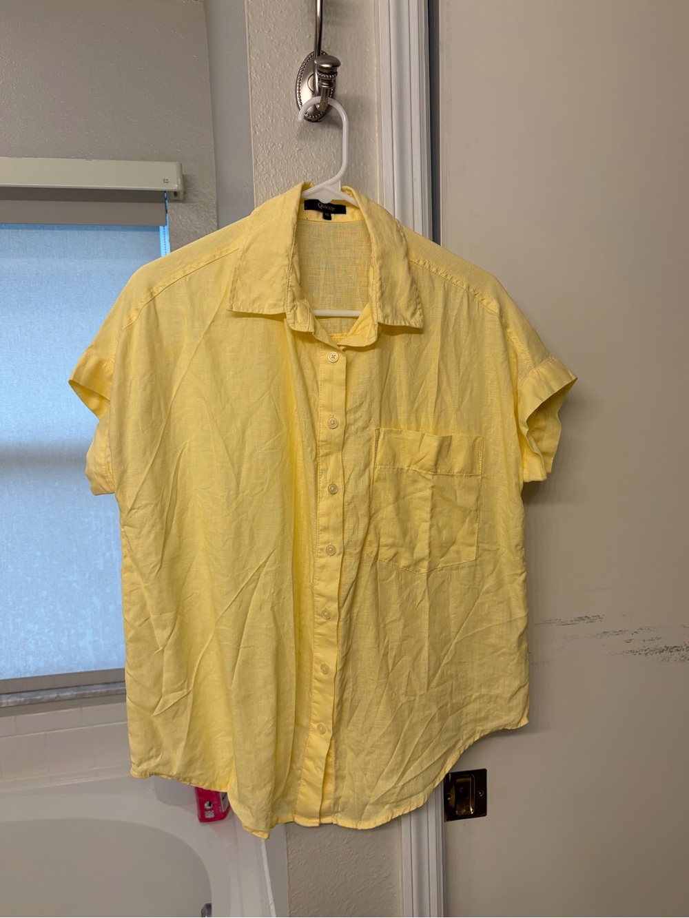 NWOT 100% European Linen Camp Shirt - Picture 2 of 7